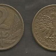 Münze Polen: 2 Zloty 1980