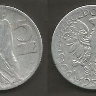 Münze Polen: 5 Zloty 1959