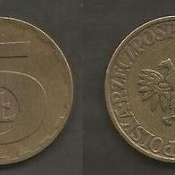 Münze Polen: 5 Zloty 1977