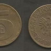 Münze Polen: 5 Zloty 1985