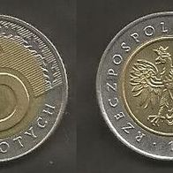 Münze Polen: 5 Zloty 1994