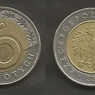 Münze Polen: 5 Zloty 2009