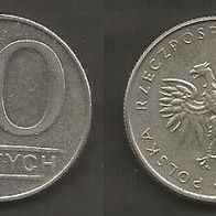 Münze Polen: 10 Zloty 1988