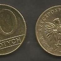 Münze Polen: 10 Zloty 1989