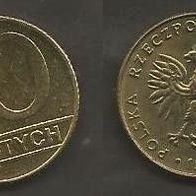 Münze Polen: 10 Zloty 1990