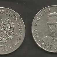 Münze Polen: 20 Zloty 1975 - M. Nowotko