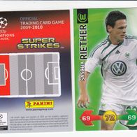 PANINI CARDS Champions LEAGUE 2009-10 Sascha Riether VFL Wolfsburg