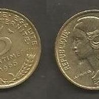 Münze Frankreich: 5 Centimes 1966