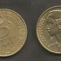 Münze Frankreich: 5 Centimes 1968