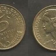 Münze Frankreich: 5 Centimes 1969