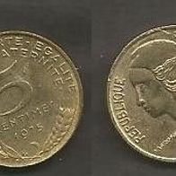 Münze Frankreich: 5 Centimes 1975