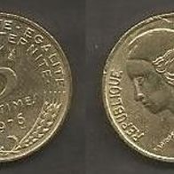 Münze Frankreich: 5 Centimes 1976
