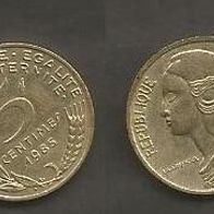 Münze Frankreich: 5 Centimes 1985
