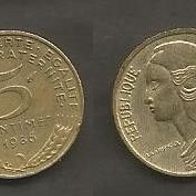 Münze Frankreich: 5 Centimes 1986