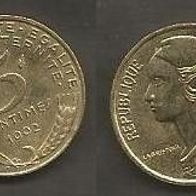 Münze Frankreich: 5 Centimes 1992