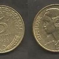 Münze Frankreich: 5 Centimes 1993