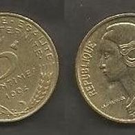 Münze Frankreich: 5 Centimes 1994