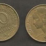 Münze Frankreich: 10 Centimes 1968