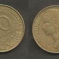 Münze Frankreich: 10 Centimes 1972