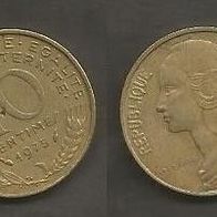 Münze Frankreich: 10 Centimes 1975
