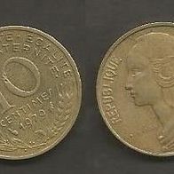 Münze Frankreich: 10 Centimes 1979