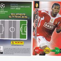 PANINI CARDS Champions LEAGUE 2009-10 Dieumerci Mbokani Standard Lüttich