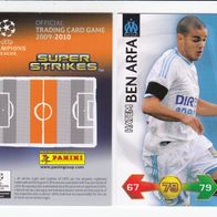 PANINI CARDS Champions LEAGUE 2009-10 Hatem Ben Arfa Olympique Marseille