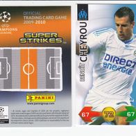 PANINI CARDS Champions LEAGUE 2009-10 Benoit Cheyrou Olympique Marseille