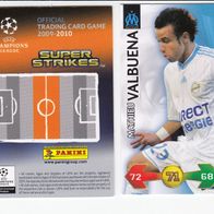 PANINI CARDS Champions LEAGUE 2009-10 Mathieu Valbuena Olympique Marseille