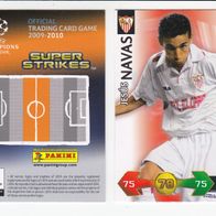 PANINI CARDS Champions LEAGUE 2009-10 Jesus Navas FC Sevilla