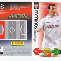 PANINI CARDS Champions LEAGUE 2009-10 Sebastien Squillaci FC Sevilla