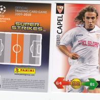 PANINI CARDS Champions LEAGUE 2009-10 Diego Capel FC Sevilla