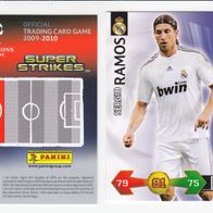 PANINI CARDS Champions LEAGUE 2009-10 Sergio Ramos Real Madrid