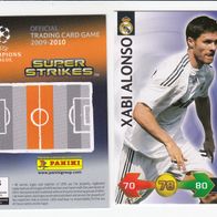 PANINI CARDS Champions LEAGUE 2009-10 Xabi Alonso Real Madrid