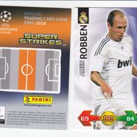 PANINI CARDS Champions LEAGUE 2009-10 Arjen Robben Real Madrid