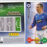 PANINI CARDS Champions LEAGUE 2009-10 Kenny Miller Rangers FC