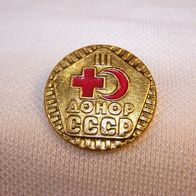 Russisches Blutspender Abzeichen III-Klasse - " AOHOP (Donor) CCCP III "