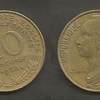 Münze Frankreich: 20 Centimes 1968
