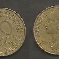 Münze Frankreich: 20 Centimes 1969