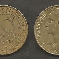 Münze Frankreich: 20 Centimes 1973