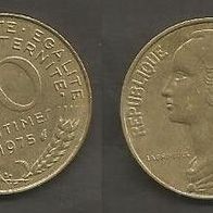Münze Frankreich: 20 Centimes 1975