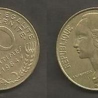 Münze Frankreich: 20 Centimes 1984