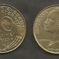 Münze Frankreich: 20 Centimes 1993