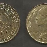 Münze Frankreich: 20 Centimes 1995