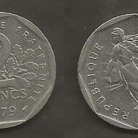Münze Frankreich: 2 Franc 1979