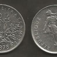 Münze Frankreich: 5 Franc 1978