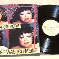 TRUDE HERR 12“ LP Iich sage was ich meine deutsche EMI von 1987