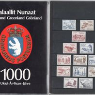 Grönland postfrisch Postmappe 1000 Jahre Besiedelung