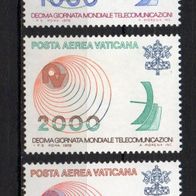 Vatikan postfrisch Michel Nr. 723-25