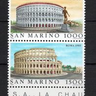 San Marino postfrisch Michel Nr. 1329-30 Zusammendruck